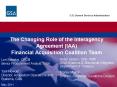 The Changing Role of the Interagency Agreement (IAA) Financial Acquisition Coalition Team PowerPoint PPT Presentation
