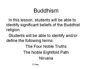 Buddhism