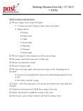 Meeting Minutes from July 11th 2013 7:30PM PowerPoint PPT Presentation