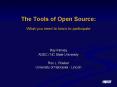 The Tools of Open Source: PowerPoint PPT Presentation