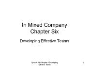 In Mixed Company Chapter Six