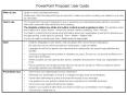 PowerPoint Proposal: User Guide PowerPoint PPT Presentation