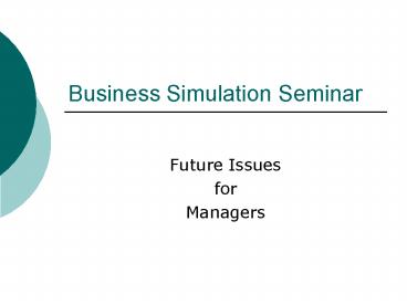 Business Simulation Seminar