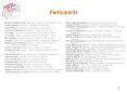 Participants PowerPoint PPT Presentation