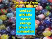 The Marble Champ  Story Vocabulary