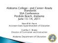 Alabama College- and Career-Ready Standards PowerPoint PPT Presentation
