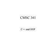 CMSC 341