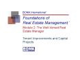 Foundations of Real Estate Management PowerPoint PPT Presentation