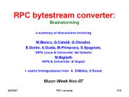 RPC bytestream converter: Brainstorming