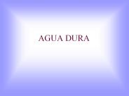 AGUA DURA