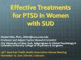 Effective Treatments for PTSD in Women with SUD PowerPoint PPT Presentation