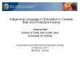 Indigenous Language in Education in Canada: Risk and Protective Factors PowerPoint PPT Presentation