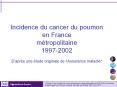 Incidence du cancer du poumon en France m PowerPoint PPT Presentation