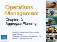 Aggregate Planning PowerPoint PPT Presentation