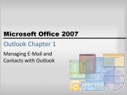 Outlook Chapter 1