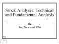Stock Analysis: Technical and Fundamental Analysis PowerPoint PPT Presentation