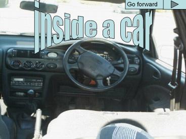 inside a car