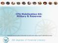CPA Mobilization Kit: Military PowerPoint PPT Presentation