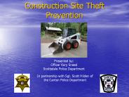 Construction Site Theft Prevention