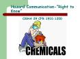 Hazard Communication- PowerPoint PPT Presentation