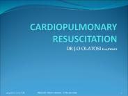 CARDIOPULMONARY RESUSCITATION