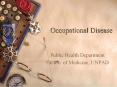 Occupational Disease PowerPoint PPT Presentation