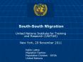 South-South Migration PowerPoint PPT Presentation