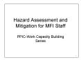Hazard Assessment and Mitigation for MFI Staff PowerPoint PPT Presentation