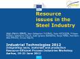 Resource issues in the Steel Industry PowerPoint PPT Presentation
