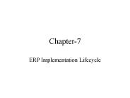 ERP Implementation Lifecycle