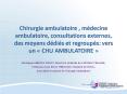 Chirurgie ambulatoire , m PowerPoint PPT Presentation