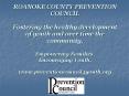 ROANOKE COUNTY PREVENTION COUNCIL Fostering the healthy development of youth and over time the community. Empowering Families. Encouraging Youth. www.preventioncouncil4youth.org PowerPoint PPT Presentation