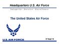 The United States Air Force PowerPoint PPT Presentation