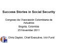 Success Stories in Social Security PowerPoint PPT Presentation