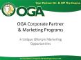 OGA Corporate Partner PowerPoint PPT Presentation