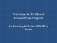 The Universal Childhood Immunization Program PowerPoint PPT Presentation
