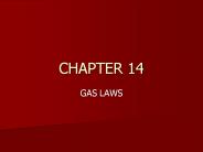 GAS LAWS