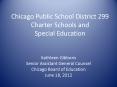 Chicago Public School District 299 Charter Schools and Special Education PowerPoint PPT Presentation