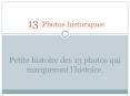 13 Photos historiques PowerPoint PPT Presentation