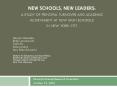 NEW SCHOOLS, NEW LEADERS:  A STUDY OF PRINCIPAL TURNOVER AND ACADEMIC ACHIEVEMENT AT NEW HIGH SCHOOLS IN NEW YORK CITY PowerPoint PPT Presentation