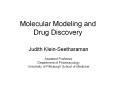 Molecular Modeling and Drug Discovery PowerPoint PPT Presentation