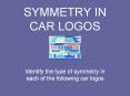 SYMMETRY IN CAR LOGOS PowerPoint PPT Presentation
