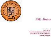 XML: Basics