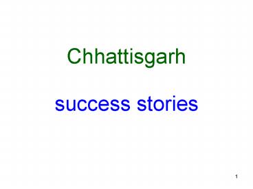 success stories