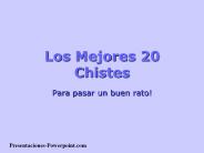 Los Mejores 20 Chistes
