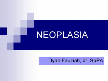 NEOPLASIA