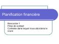 Planification financi PowerPoint PPT Presentation