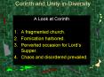 Corinth and Unity-in-Diversity PowerPoint PPT Presentation