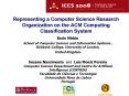 Representing a Computer Science Research Organization on the ACM Computing Classification System PowerPoint PPT Presentation