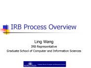 IRB Process Overview